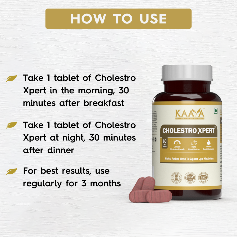 Cholestro Xpert™: Ayurvedic Medicine to Lower Cholesterol & Support Heart Health (Ministry of Ayush Approved)