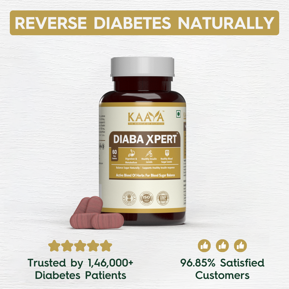 Diaba Xpert™: Ayurvedic Medicine to Control Diabetes & Blood Sugar Levels (Ministry of Ayush Approved)
