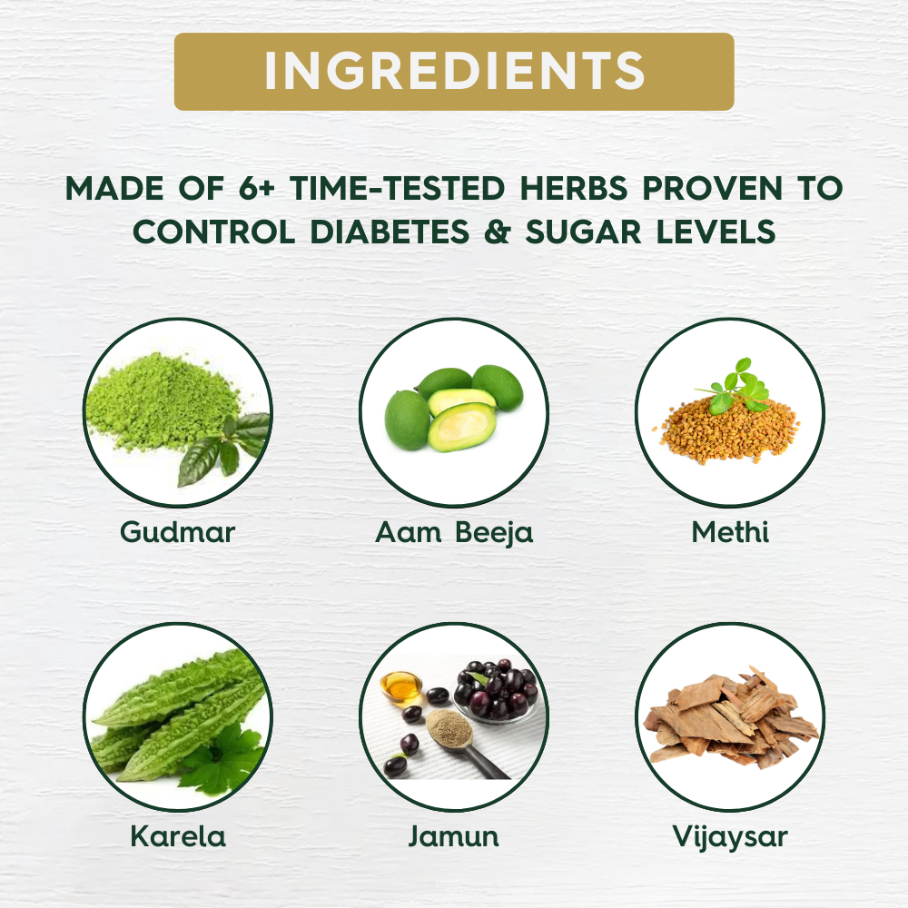 Diaba Xpert™: Ayurvedic Medicine to Control Diabetes & Blood Sugar Levels (Ministry of Ayush Approved)