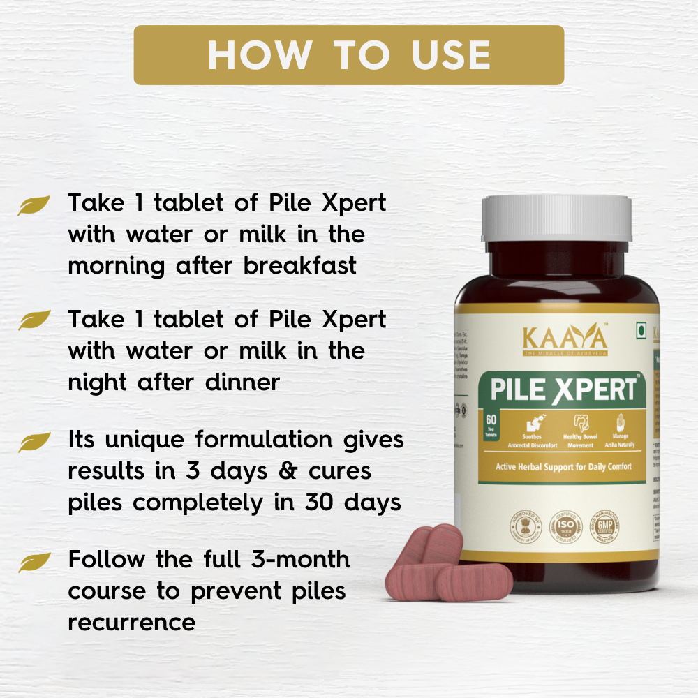 Pile Xpert™: Ayurvedic Medicine for Piles, Fissure & Fistula (Ministry of Ayush Approved)