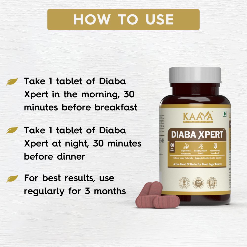Diaba Xpert™: Ayurvedic Medicine to Control Diabetes & Blood Sugar Levels (Ministry of Ayush Approved)