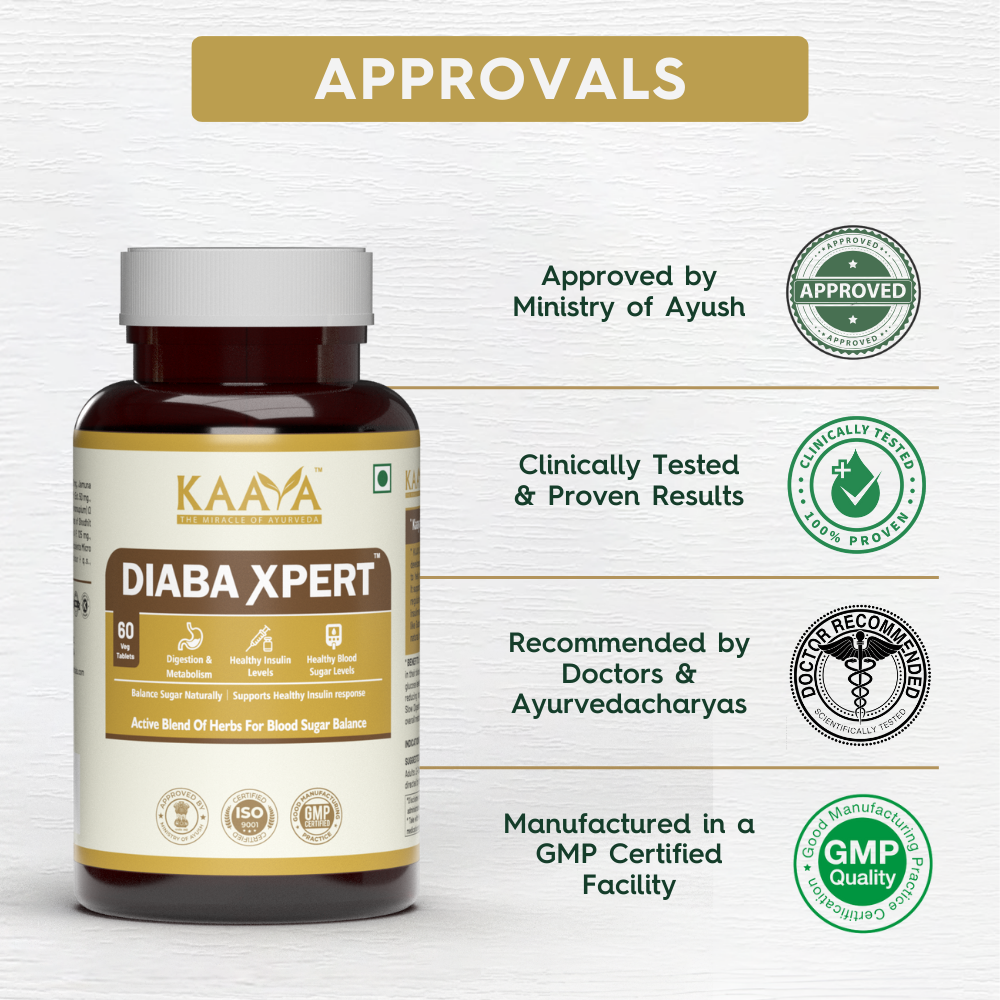 Diaba Xpert™: Ayurvedic Medicine to Control Diabetes & Blood Sugar Levels (Ministry of Ayush Approved)